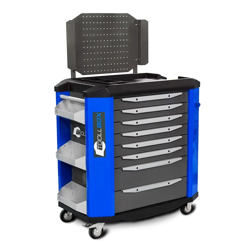 Тележка инструментальная ToollBox TBP-8 (синий)