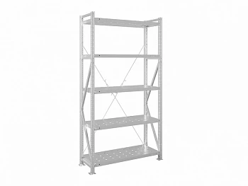 Стеллаж MS U 2000x1000x400/5 перфорированные полки