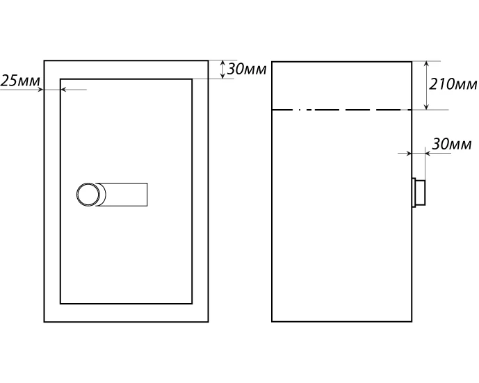 Взломостойкий сейф Safetronics NTR-61Es